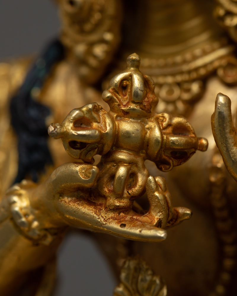 Machine Made Copper Namgyelma Statue | Crafted with Precision for Spiritual Reverence