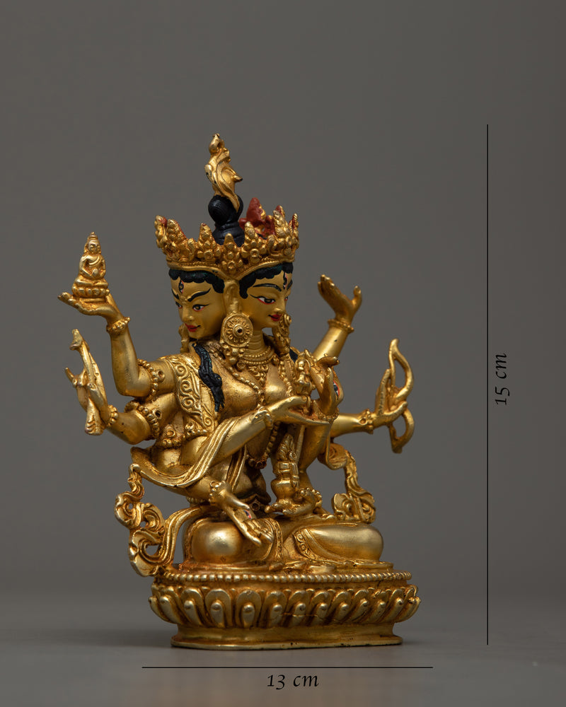 Machine Made Copper Namgyelma Statue | Crafted with Precision for Spiritual Reverence