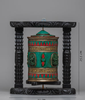 Prayer Wheel Turner | Enhance Your Meditation Ritual