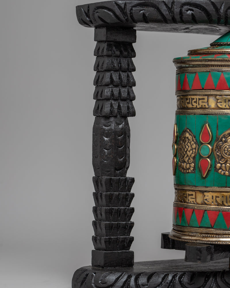 Buddhist Spinning Prayer Wheel | Buddhist Meditation Enhancer