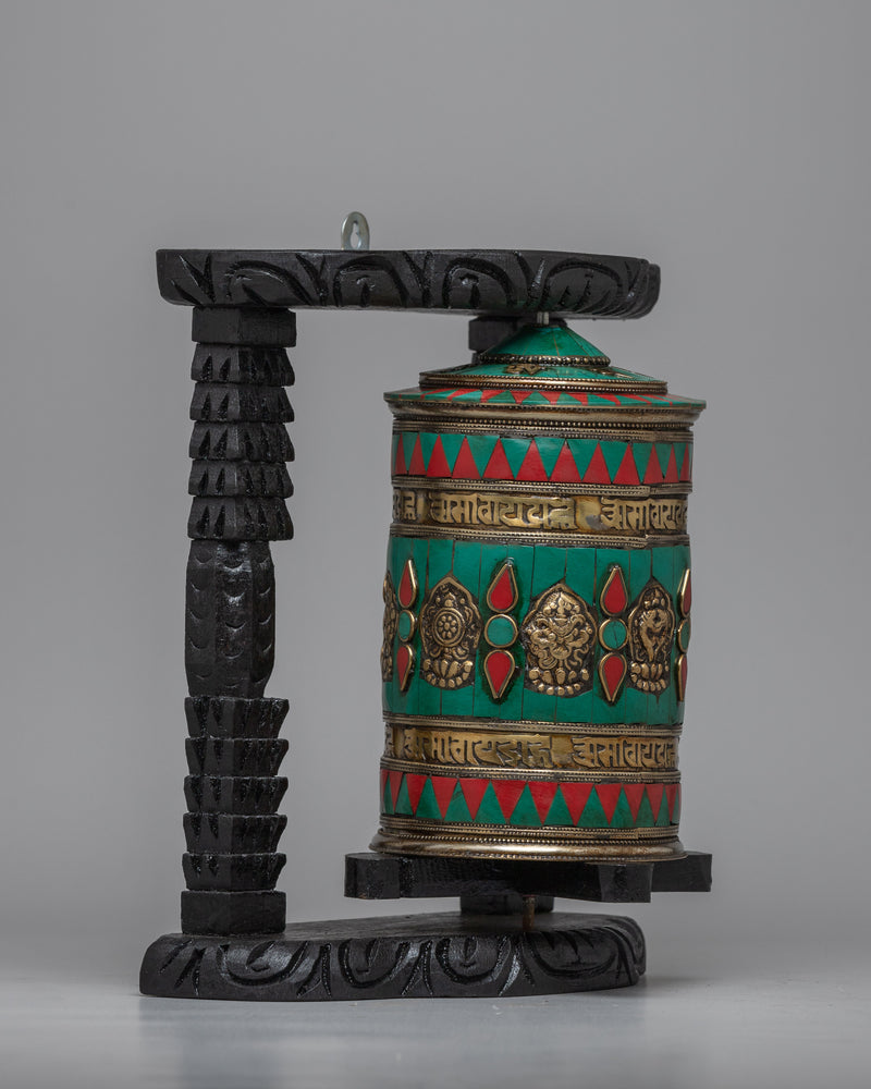 Buddhist Spinning Prayer Wheel | Buddhist Meditation Enhancer