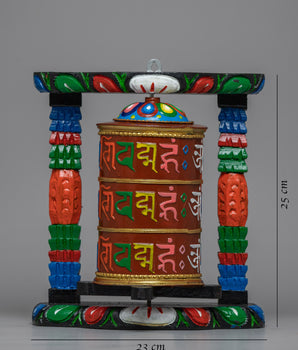 Tibetan Buddhist Prayer Wheel | Buddhist Meditation Spinner