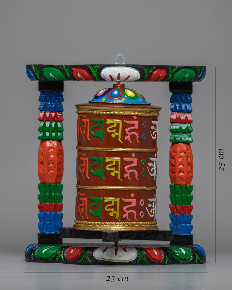 Tibetan Buddhist Prayer Wheel | Buddhist Meditation Spinner