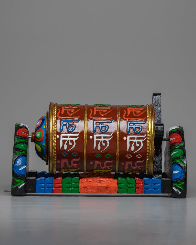 Tibetan Buddhist Prayer Wheel | Buddhist Meditation Spinner