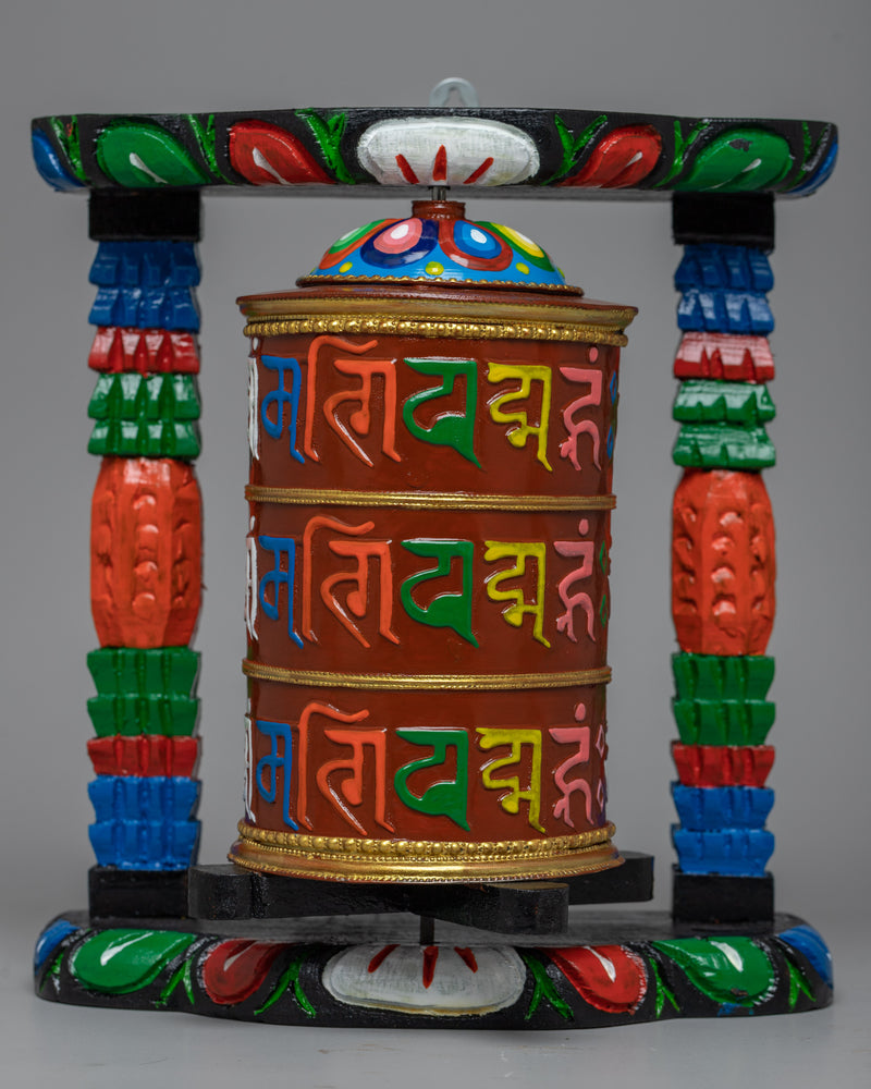 Tibetan Buddhist Prayer Wheel | Buddhist Meditation Spinner