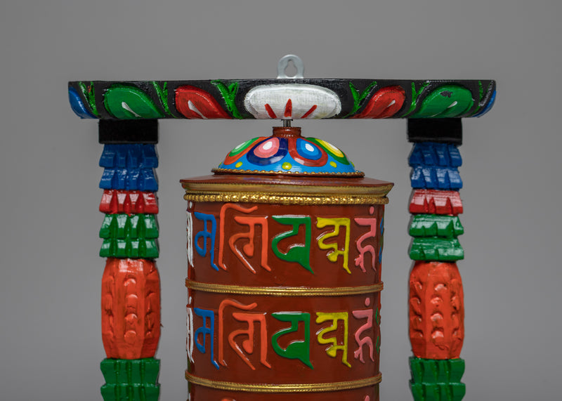 Tibetan Buddhist Prayer Wheel | Buddhist Meditation Spinner