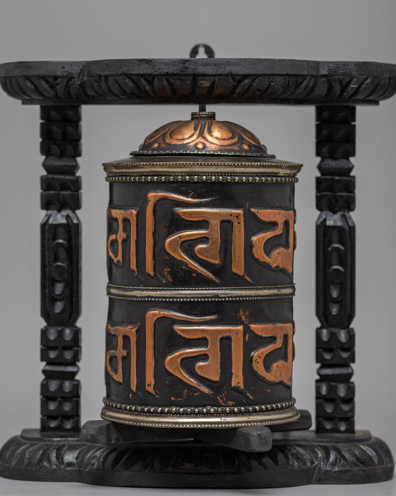 Tibetian Prayer Wheel |  Buddhist Ritual Object for Home and Practice