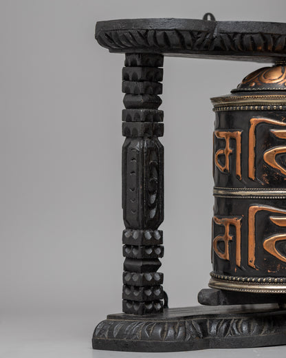 Tibetian Prayer Wheel |  Buddhist Ritual Object for Home and Practice