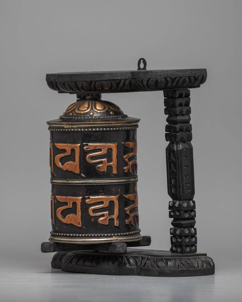 Tibetian Prayer Wheel |  Buddhist Ritual Object for Home and Practice