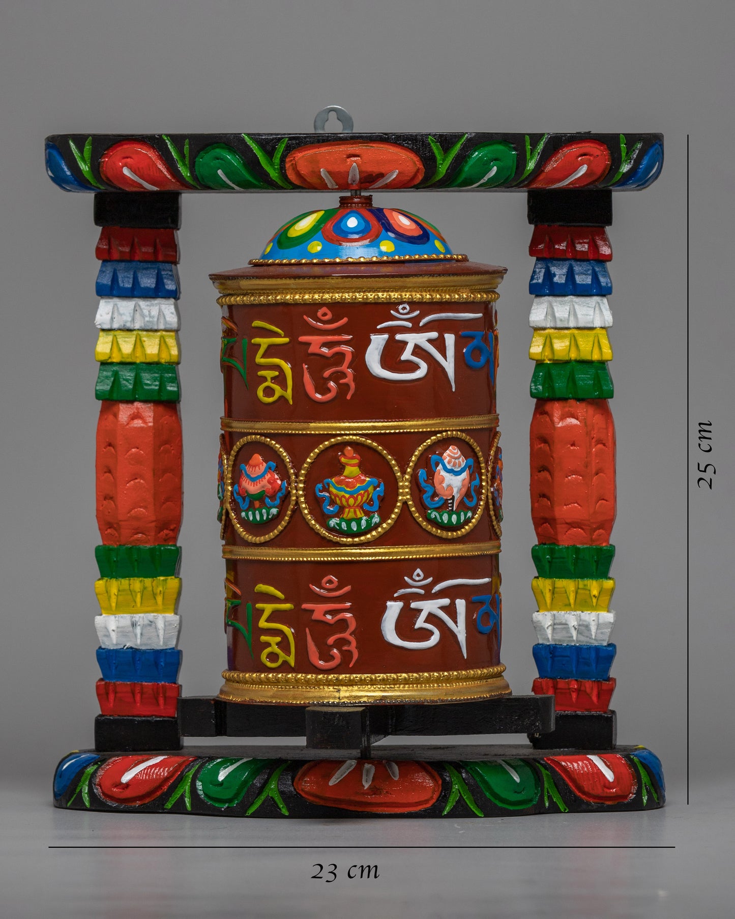 Evamratna's Mantra Prayer Wheel | Buddhist Ritual Tool for Serenity and Mindfulness