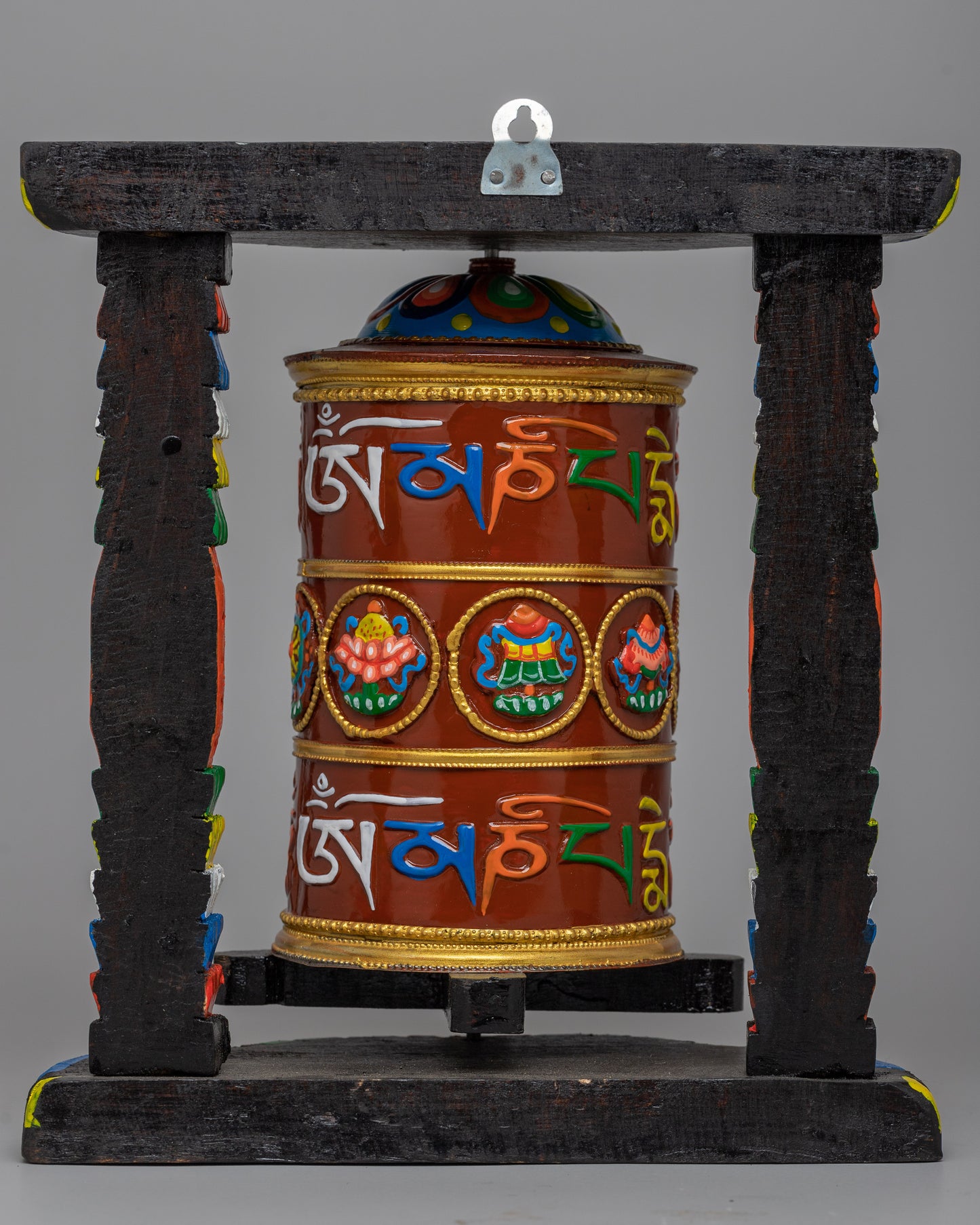 Evamratna's Mantra Prayer Wheel | Buddhist Ritual Tool for Serenity and Mindfulness