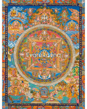 Maitreya Buddha Mandala Thangka