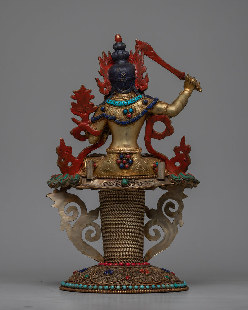 Manjushri Statue Sword | Symbolizing Enlightenment and the Cutting Through of Ignorance