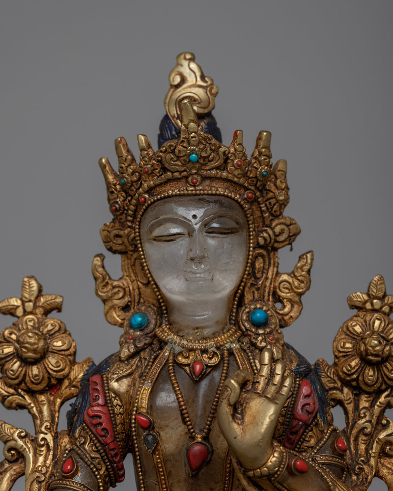 Goddess White Tara Statue | Healing and Protection in Buddhist Tradition