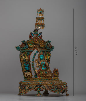 Premium Green Tara Prayer Statue | Experience Healing and Protection in Your Sacred Space