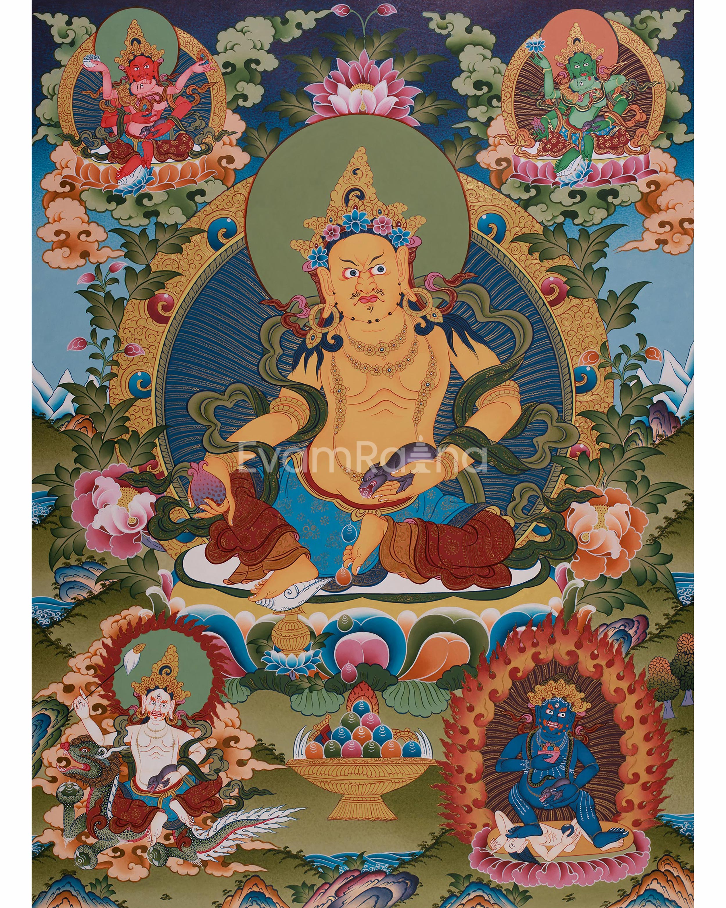 five-dzambhala-artwork