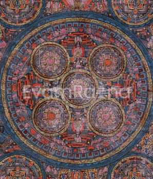 Traditional Deity Mandala | Sacred Art for Your Altar or Shrine