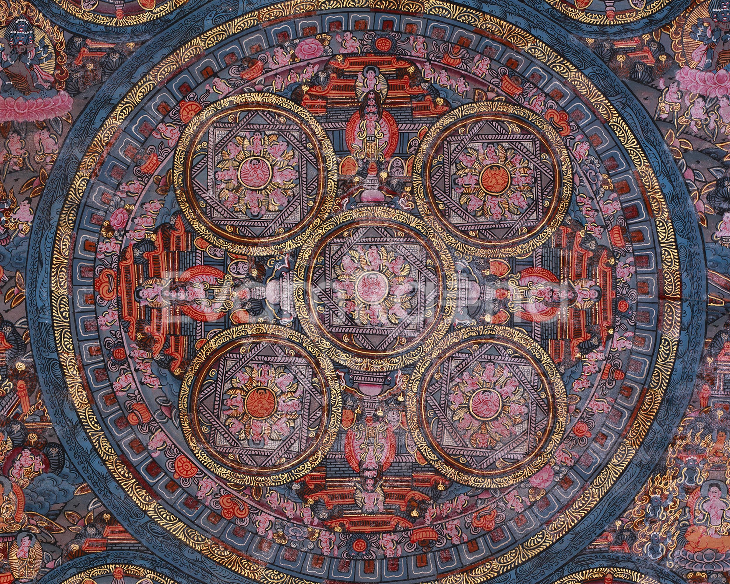 Traditional Deity Mandala | Sacred Art for Your Altar or Shrine