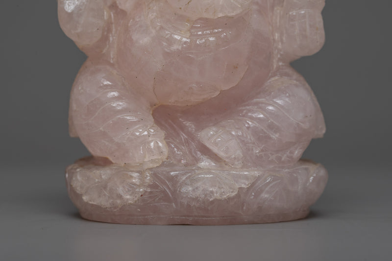 Crystal Ganesh Statue | Radiate Blessings and Prosperity with the Divine Symbolism