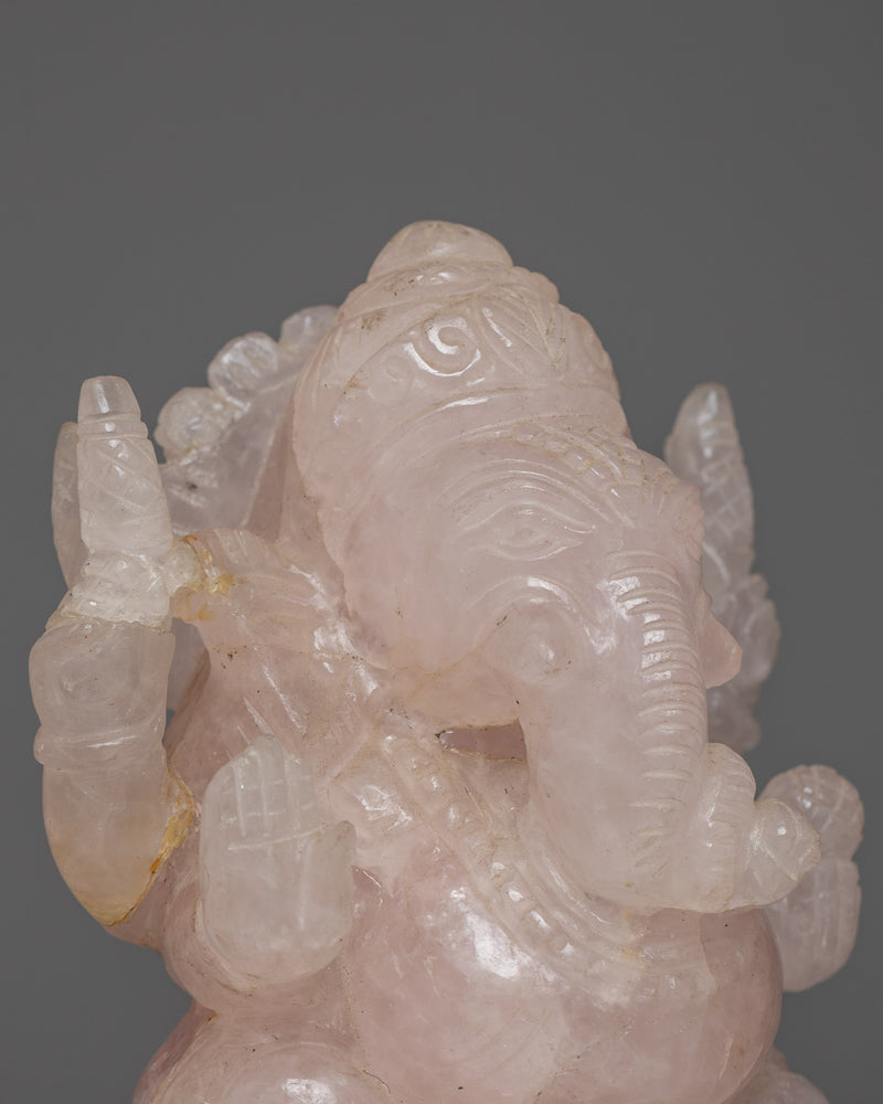 Crystal Ganesh Statue | Radiate Blessings and Prosperity with the Divine Symbolism