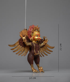 Garuda Wall Hanging | Handmade Mythical Decor