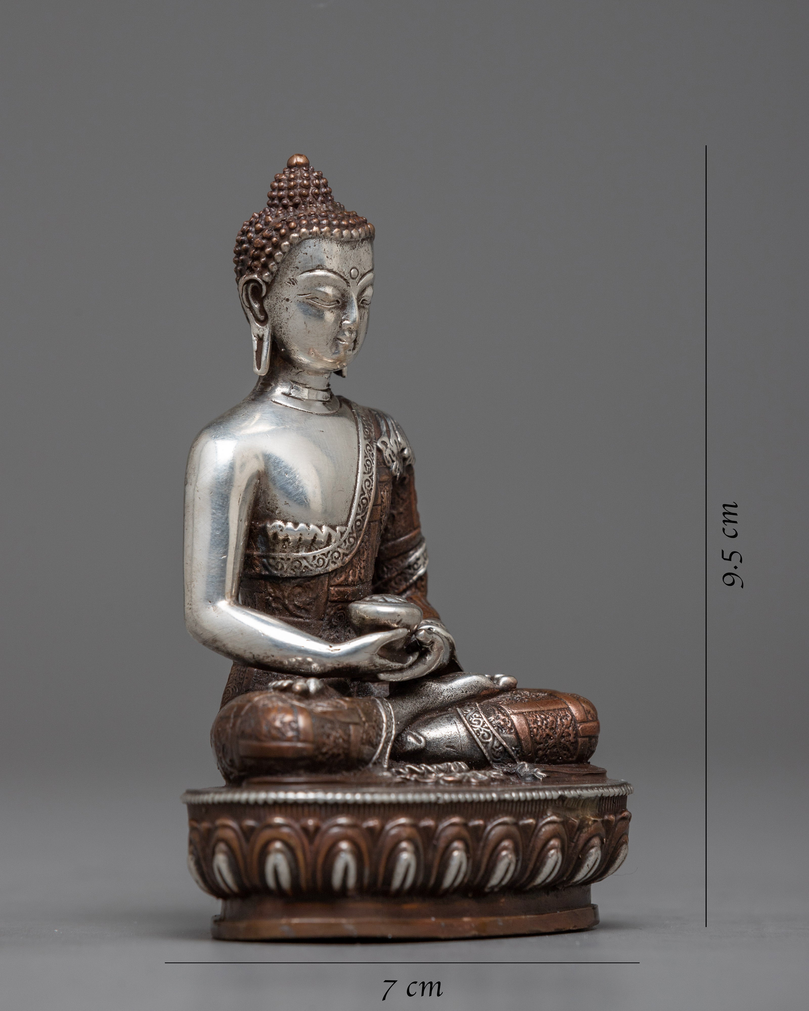 Machine Molded Amitabha Buddha Statue | Copper Statue for Timeless Serenity and Elegance