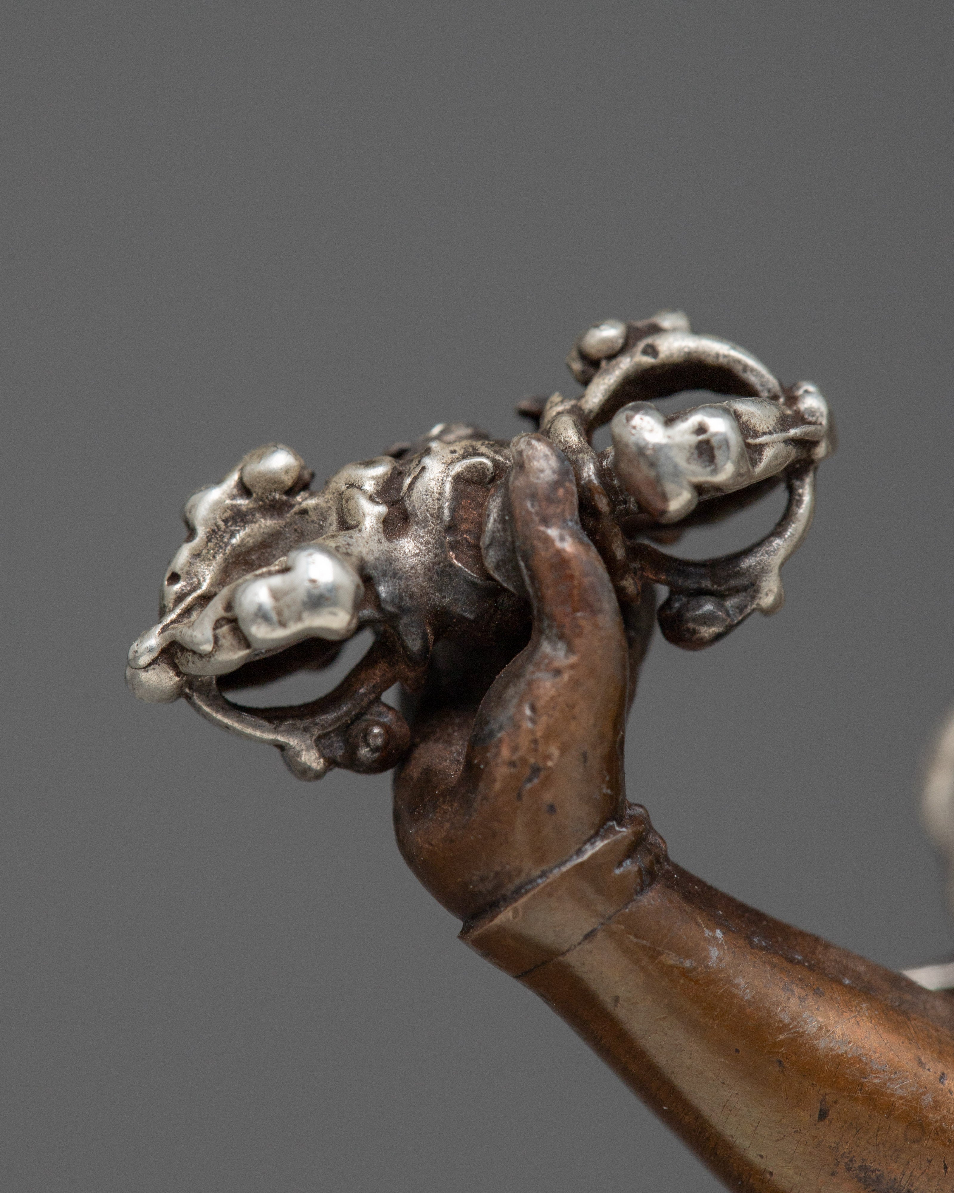 Machine Made Dharmapala Vajrapani Statue | Effortless Precision in Sacred Representatio