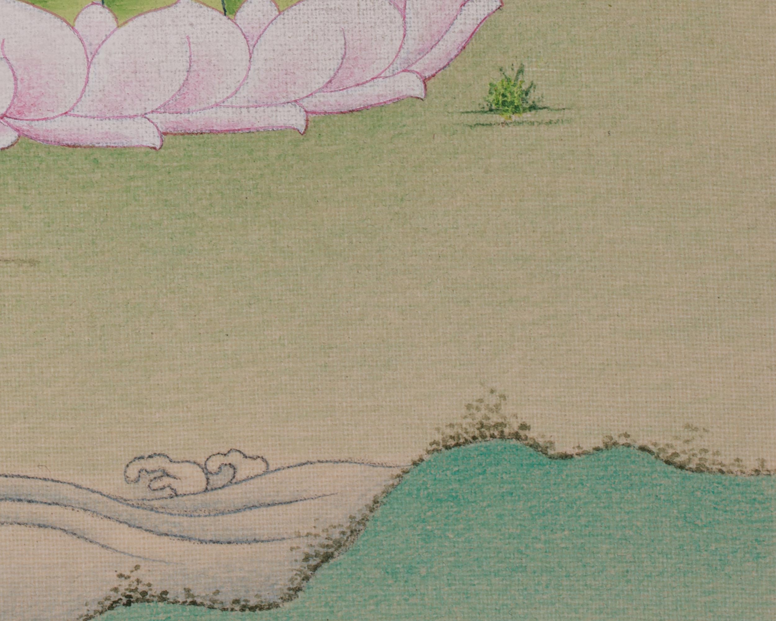 Sacred Thangka of Vajrasattva | Purification Deity Buddhist Art
