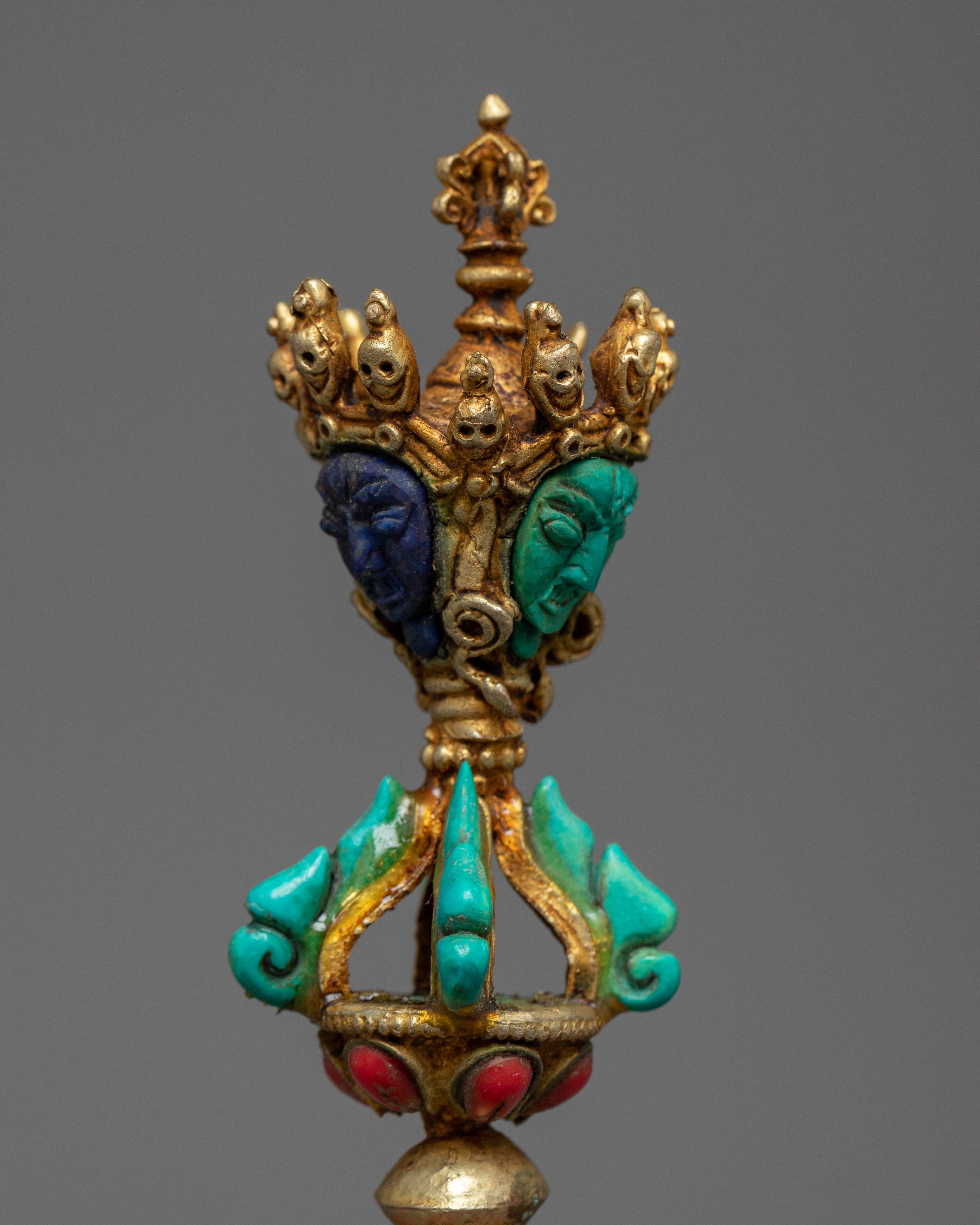 Wooden Stand Phurba | Handmade Dagger for Spiritual Practices