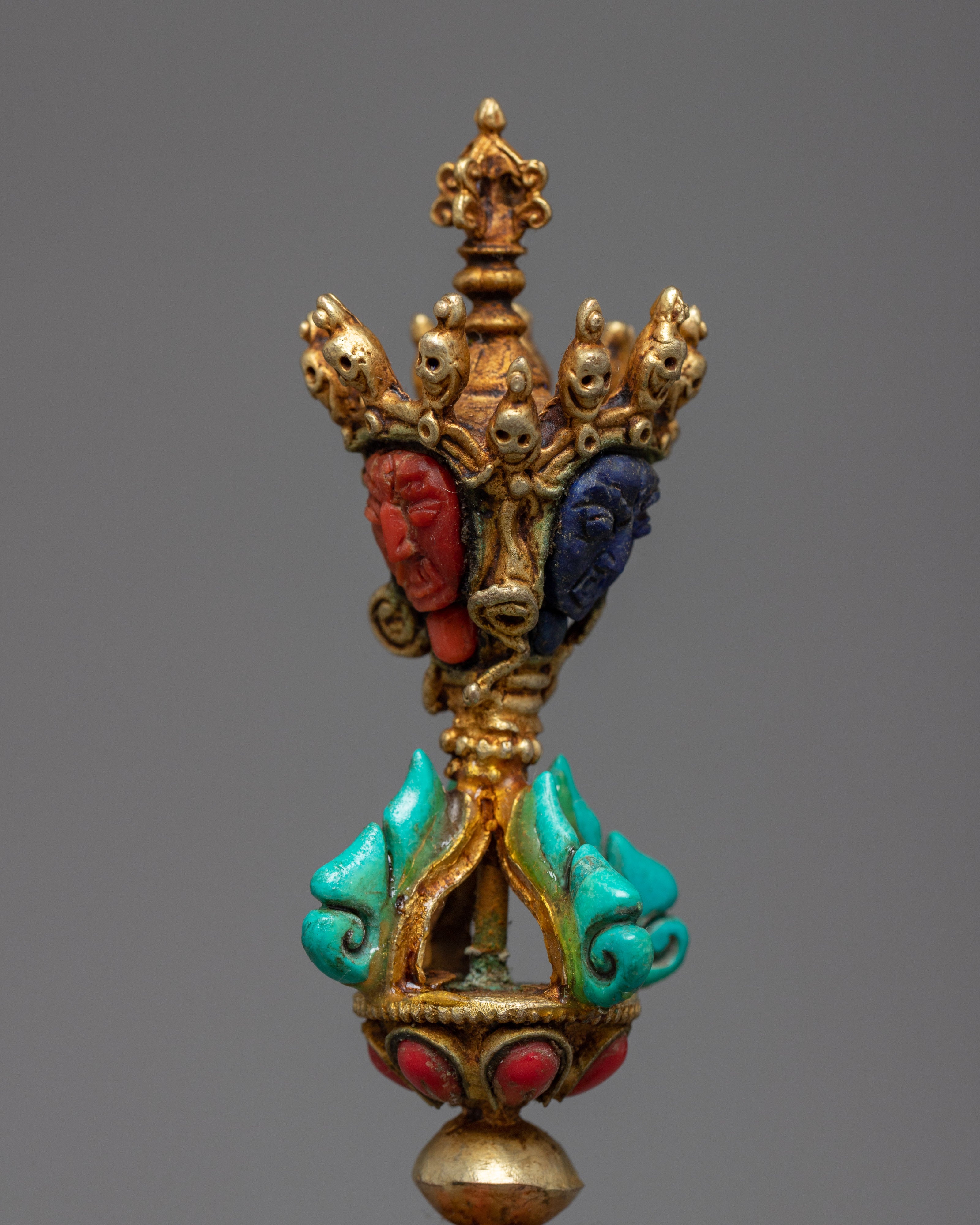 Wooden Stand Phurba | Handmade Dagger for Spiritual Practices