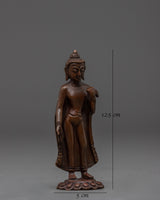 Oxidized Copper Dipankara Buddha