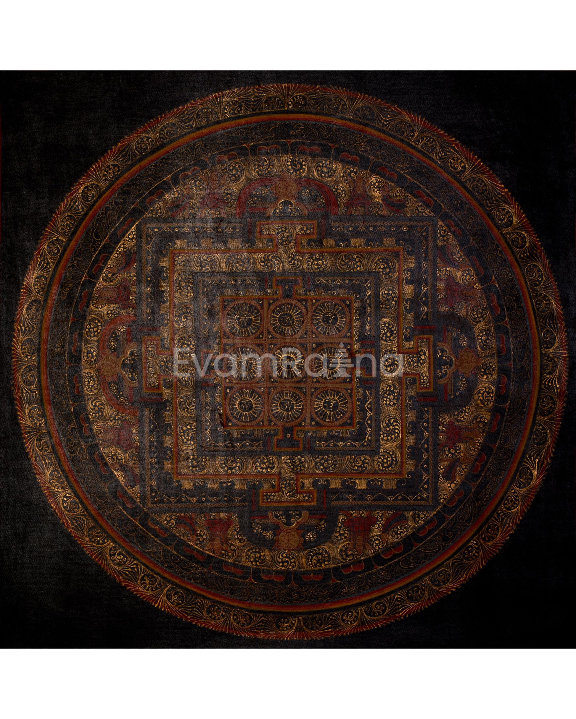 Buddhist Mantra Mandala