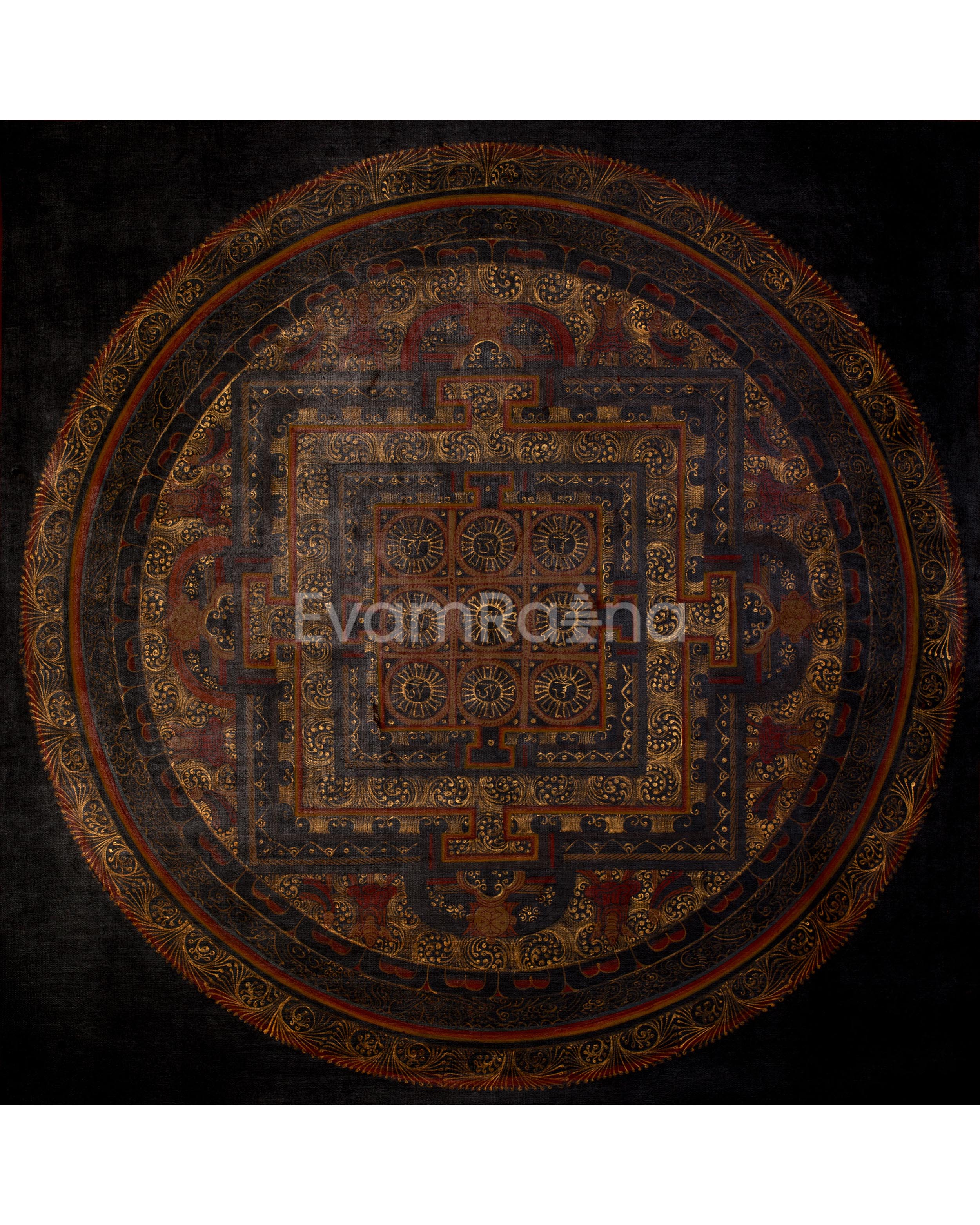 Buddhist Mantra Mandala