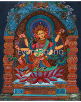 Original 6-Arms Vasudhara Thangka 