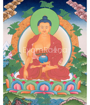 Traditional Gautama Buddha Thangka