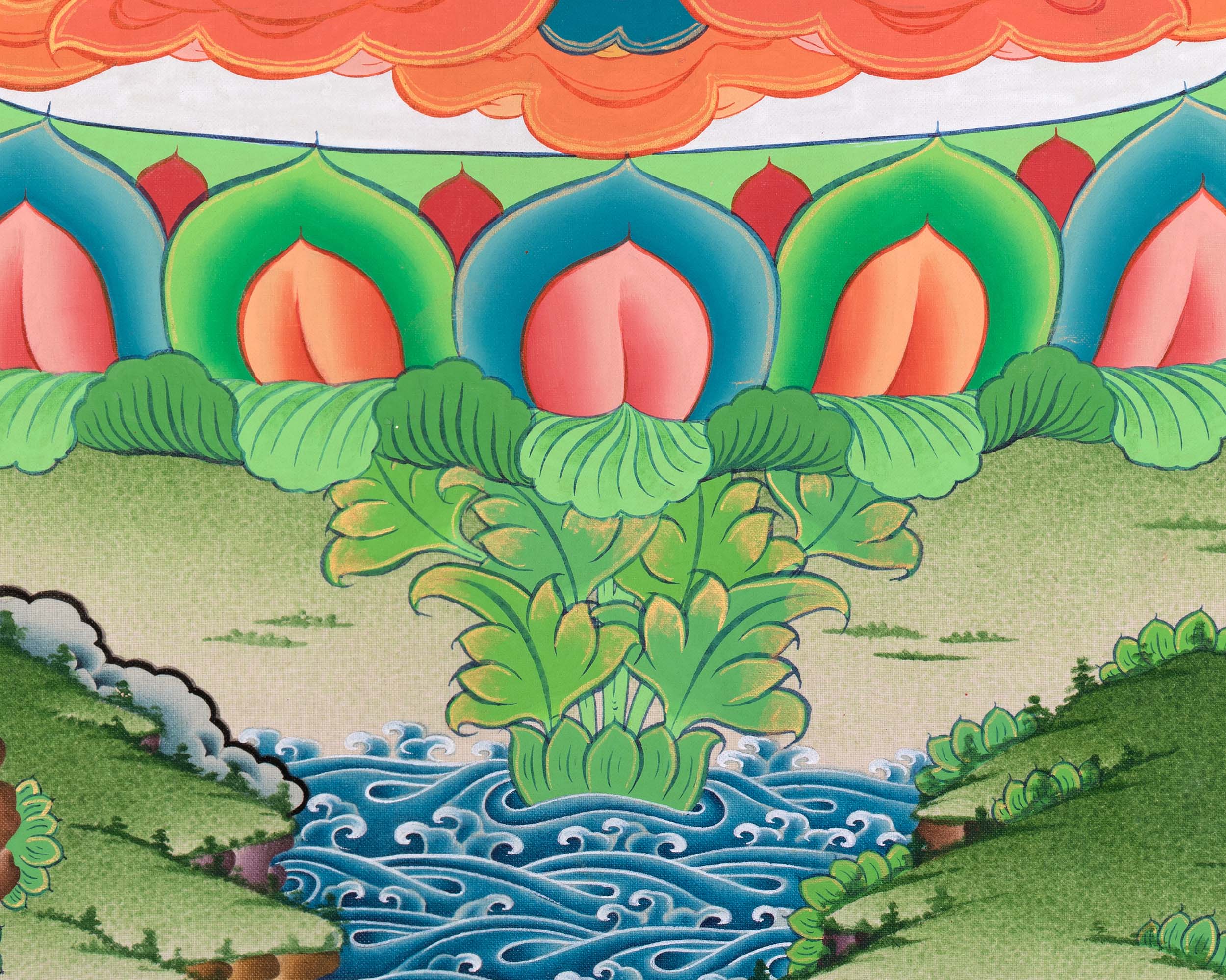 Vajradhara with Union Thangka | The Primordial Buddha | Union of Wisdom and Compassion