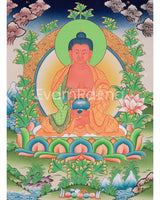 The Buddha Of Infinite Light Thangka