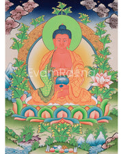 The Buddha Of Infinite Light Thangka