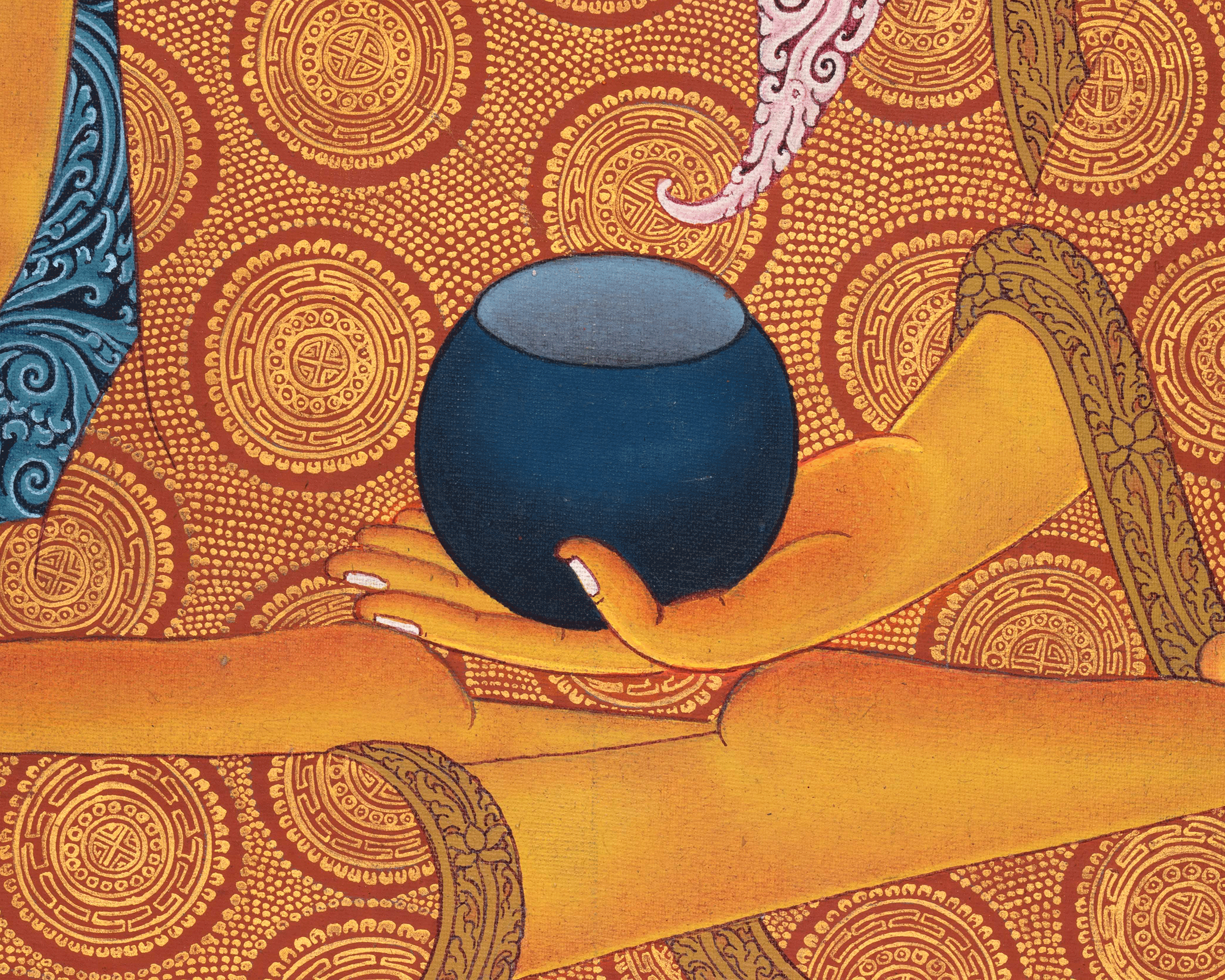 Hand Painted Thangka Of Siddhartha Gautama | Traditional Shakyamuni Buddha Art | Meditative Decor