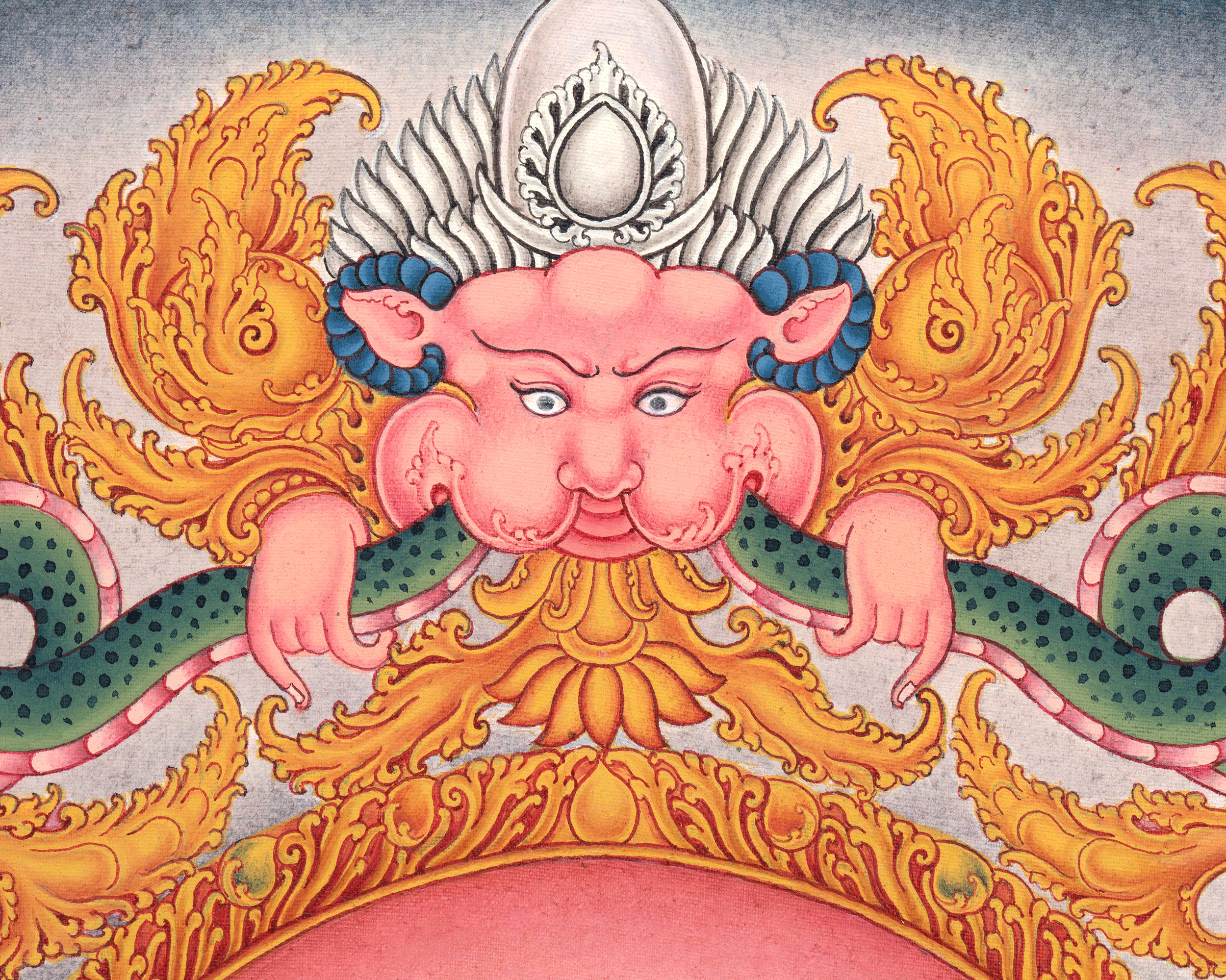 Hand Painted Thangka Of Siddhartha Gautama | Traditional Shakyamuni Buddha Art | Meditative Decor
