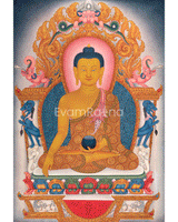 hand-painted-thangka-of-siddhartha-gautama