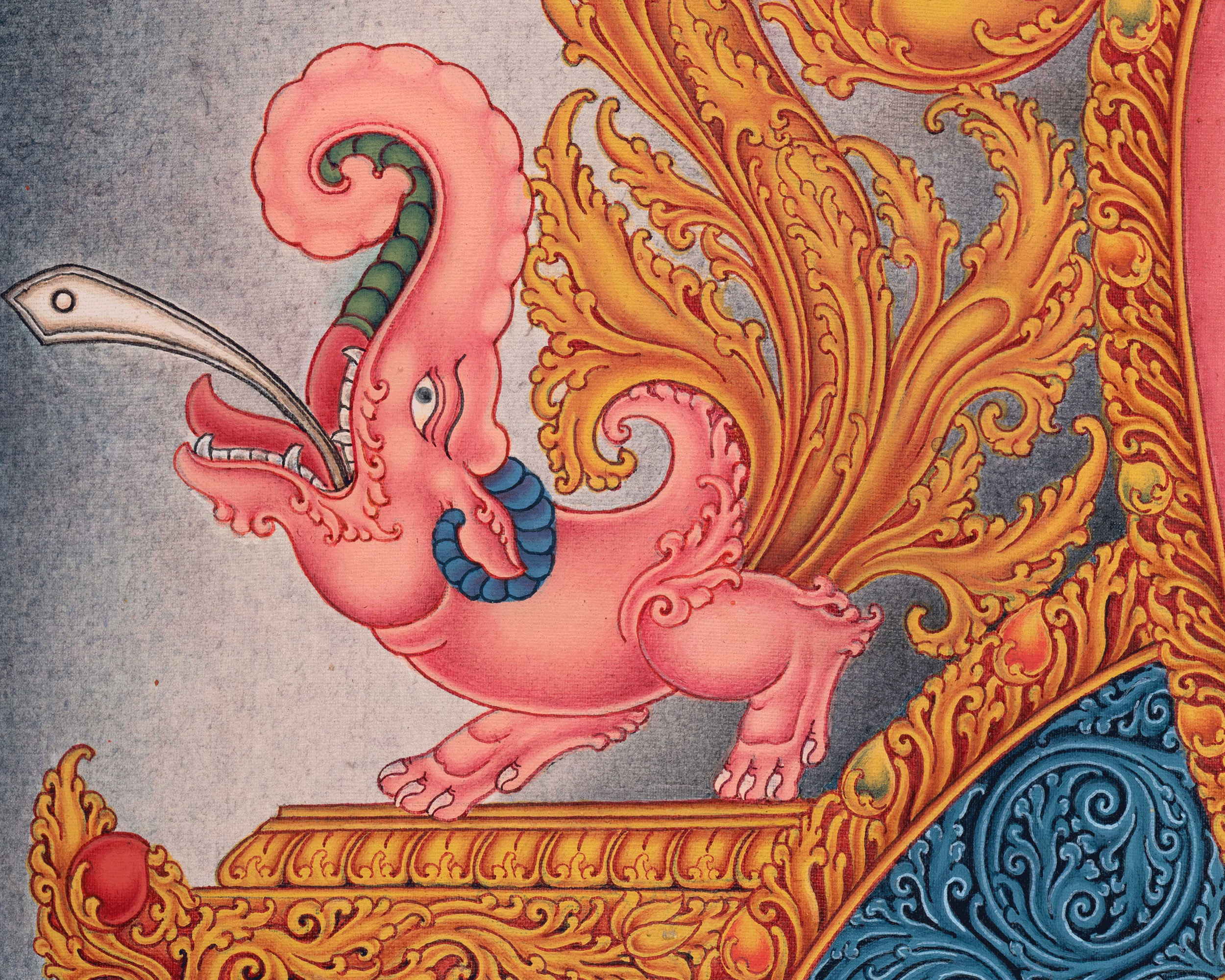 Hand Painted Thangka Of Siddhartha Gautama | Traditional Shakyamuni Buddha Art | Meditative Decor