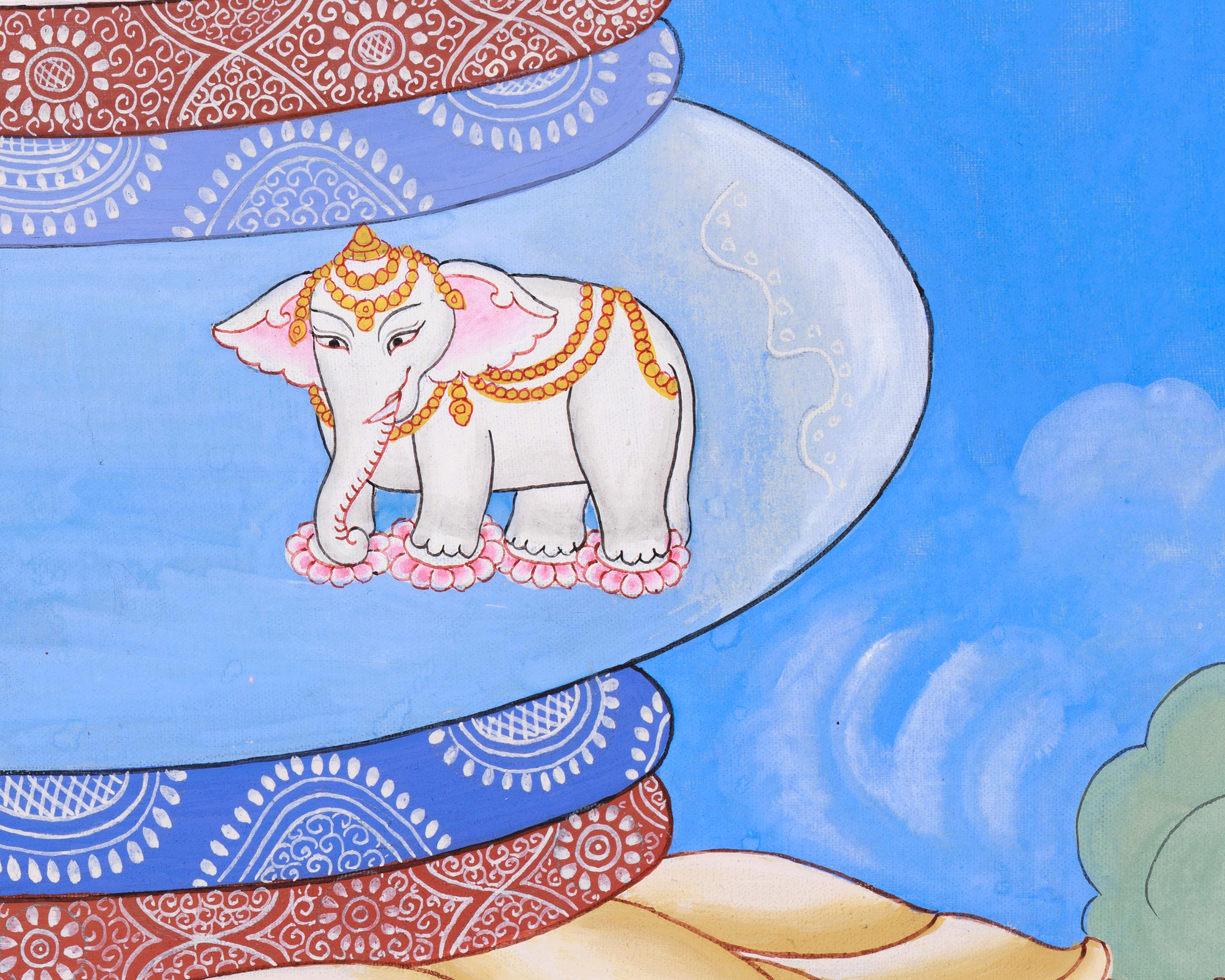 Cundi Thangka, Tantric Buddhist Goddess Art | Religious Art for Mediation