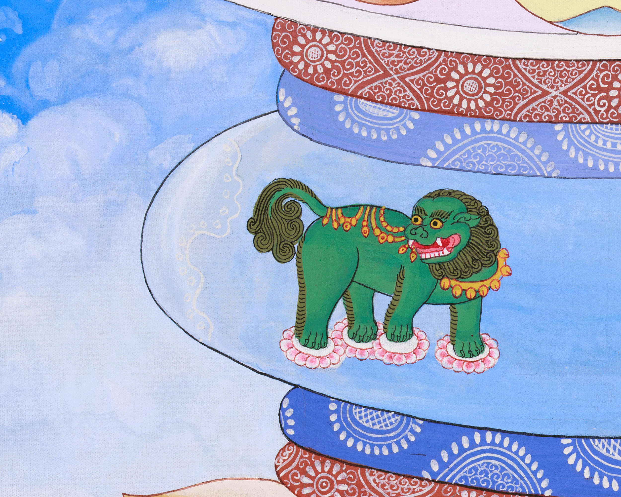 Cundi Thangka, Tantric Buddhist Goddess Art | Religious Art for Mediation
