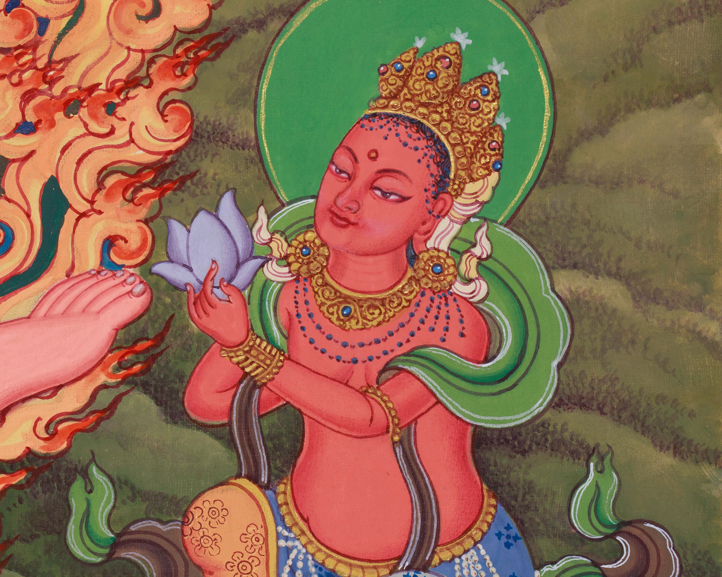 Vajrayogini Dakini Thangka | The Goddess Of Yoga Tantra | Traditional Artwork