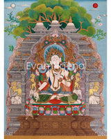 Mother of All Buddhas, White Tara Thangka
