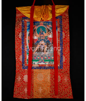 Kalachakra and Vishvamata, Yidam Deity Thangka