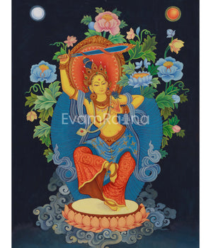 Buddha to Be, Manjushri Thangka