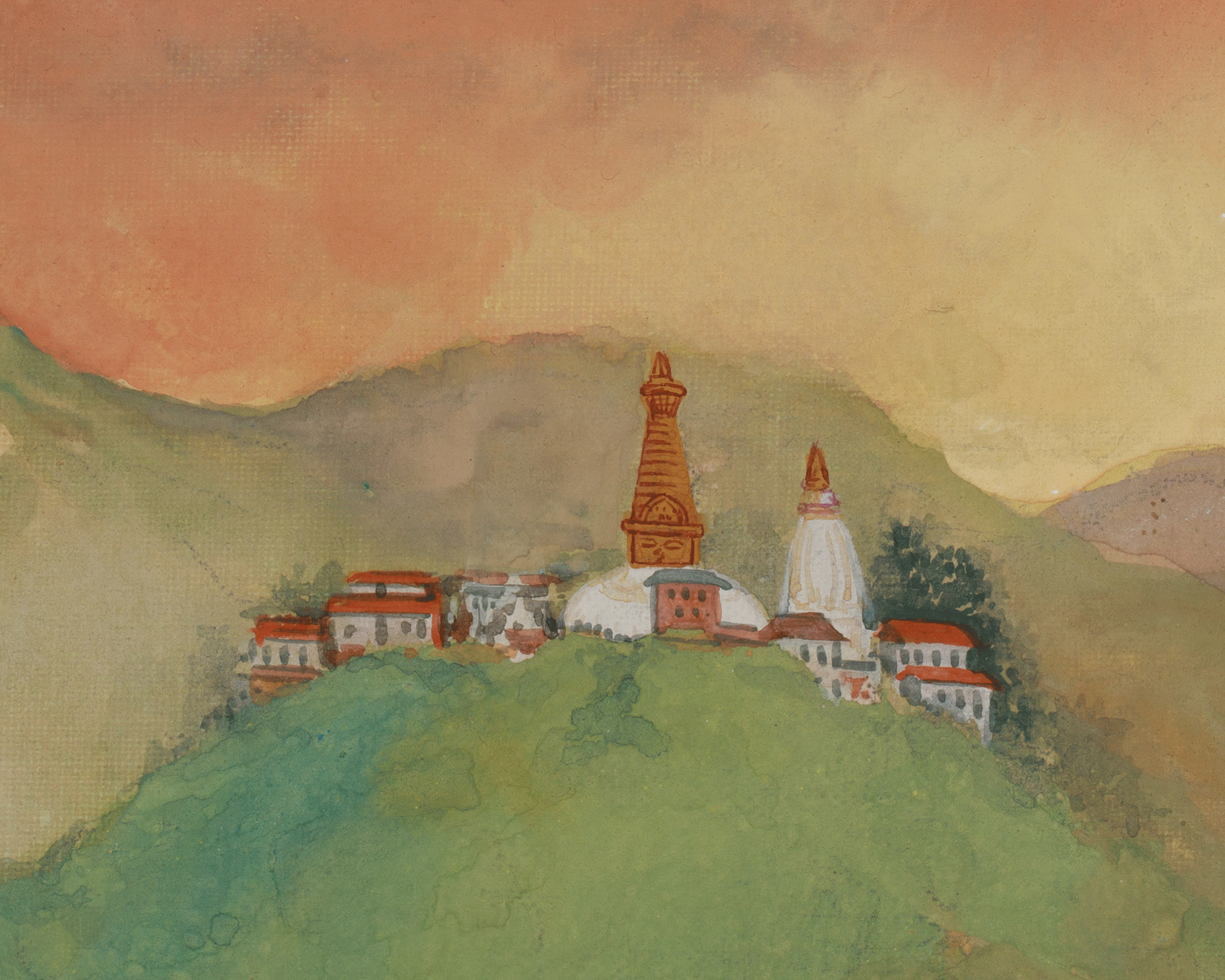 Mahasiddha of Kathmandu Valley, Jamana Gubaju Thangka