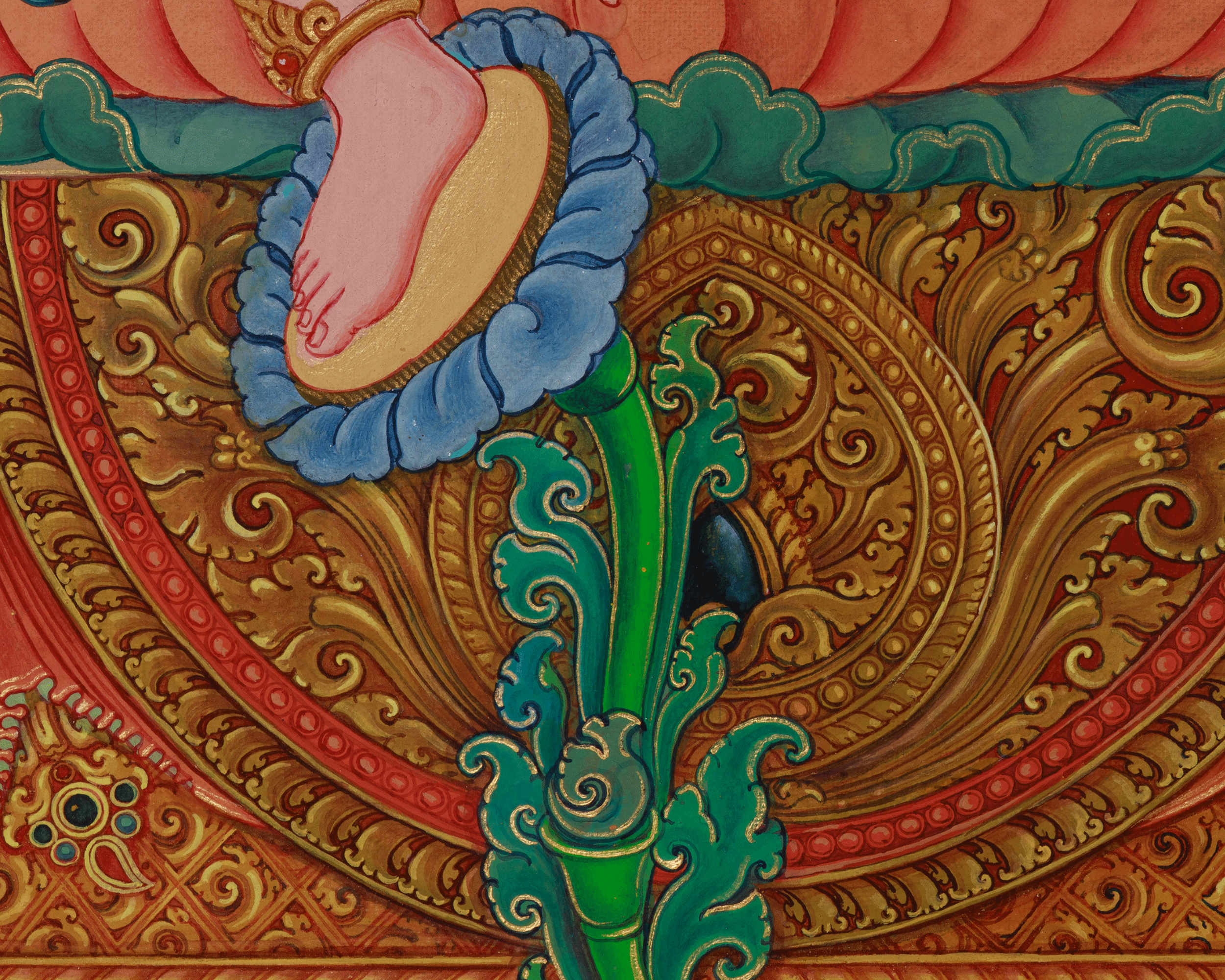 Mahasiddha of Kathmandu Valley, Jamana Gubaju Thangka